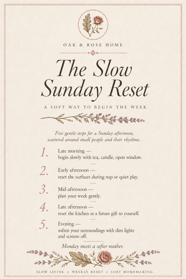 Slow Sunday Reset Card
